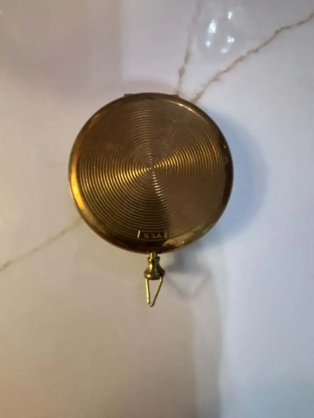 Zell 5th Ave Powder Compact, Vintage Makeup - ,